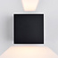 Dimmable wall lamp Daisy - black - dim-to-warm