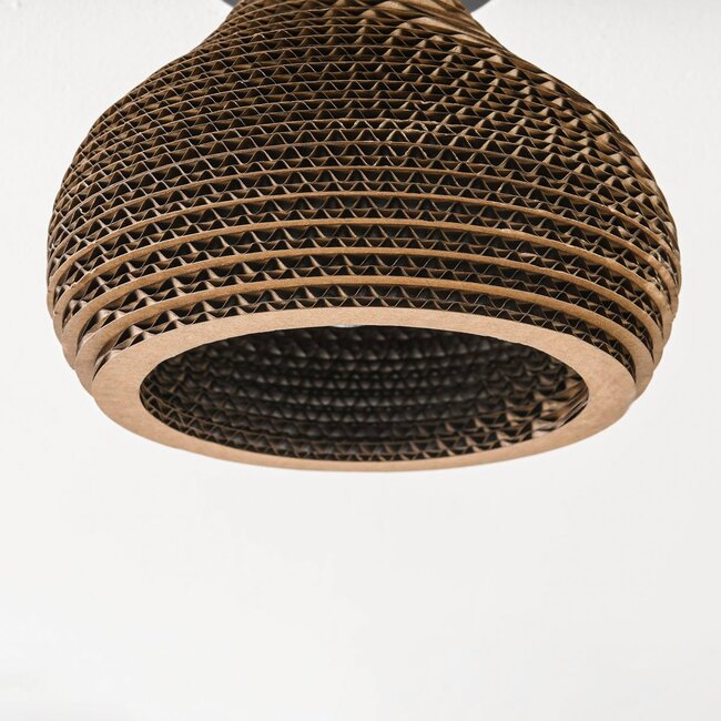 -light cardboard ceiling lamp - Papilla