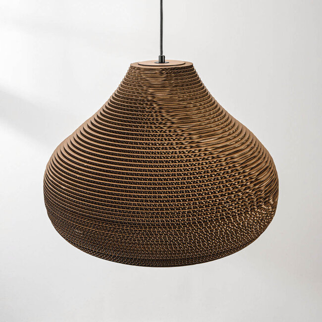 Cardboard pendant lamp Ø50 cm - Veela