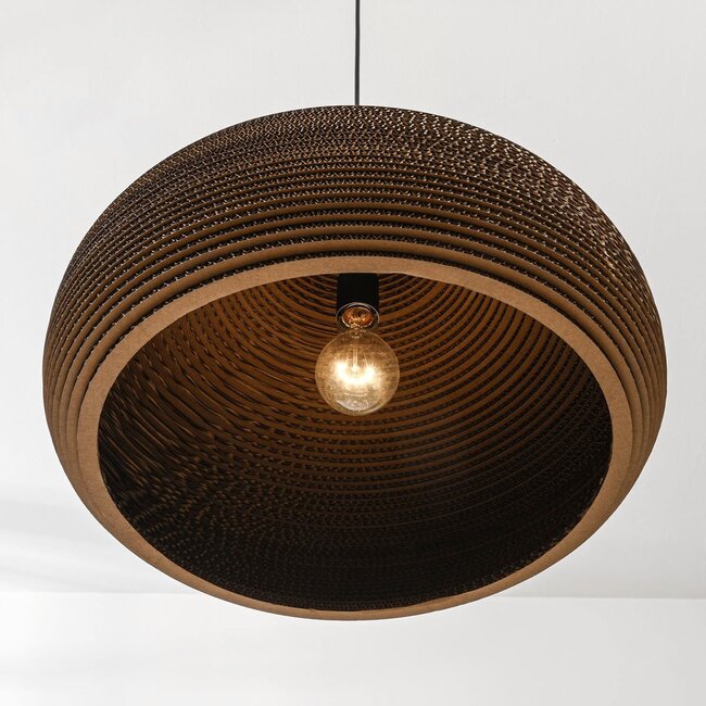 Cardboard pendant lamp Ø50 cm - Veela