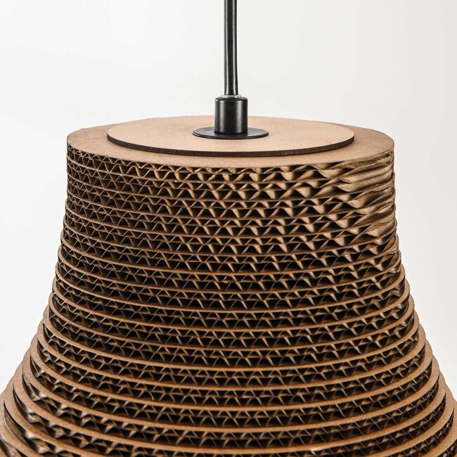Soluna cardboard pendant lamp - Ø60 cm