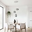 Zensa 3-light pendant light - white paper fibre