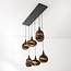 6-light cardboard pendant lamp - Sferra