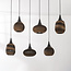6-light cardboard pendant lamp - Sferra