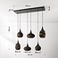 Sferra 6-light pendant light - paper fibre