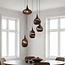 Filtra 5-light pendant light - paper fibre