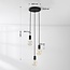 Illumine 3-light cord pendant - black