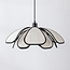 Petal 1-light pendant light - flower shape
