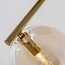 3-light ceiling lamp Elora brass with cognac glass
