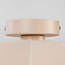 Linen 1-light ceiling light - beige fabric