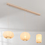 Japandi Serica 3-light pendant lamp - beige