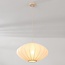 Veil 1-light pendant light - beige fabric