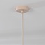 Veil 1-light pendant light - beige fabric