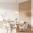 Cima 1-light pendant light - beige fabric