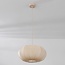 Cima 1-light pendant light - beige fabric