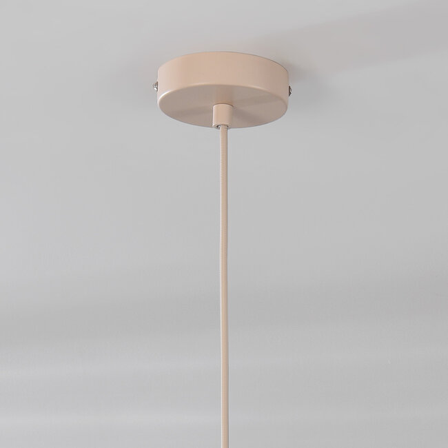 Fabric pendant light Cima - Beige