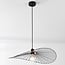 Linae pendant lamp in black metal