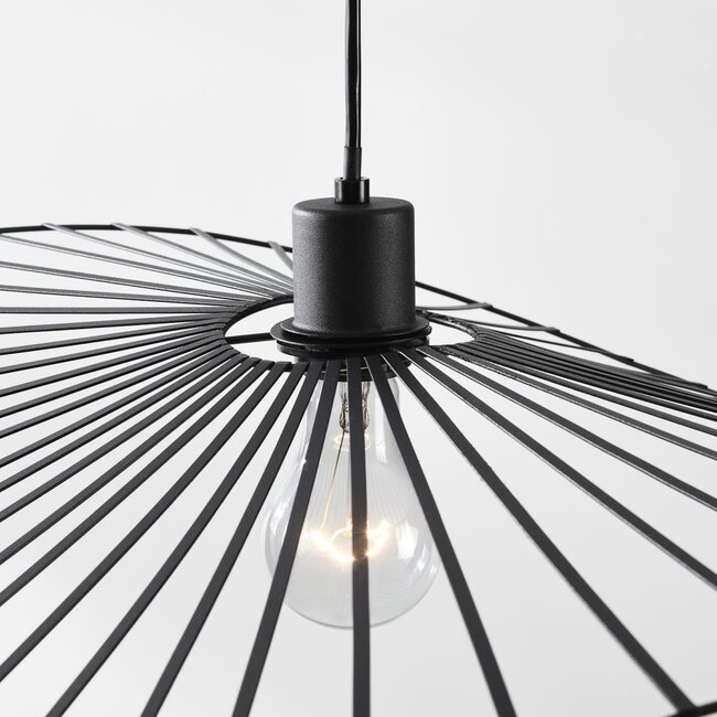 Linae Pendant Light in Black Metal
