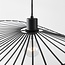 Linae pendant lamp in black metal