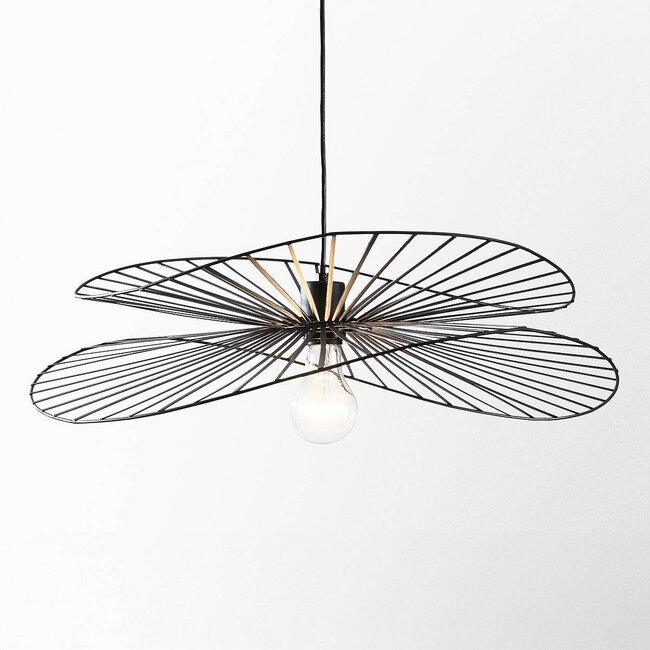 Pendant light Novaire in black metal