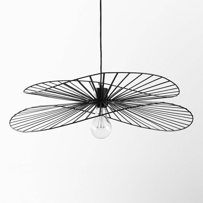 Pendant light Novaire in black metal