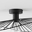 Ceiling lamp Cirque in black metal
