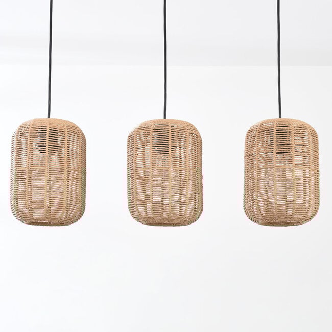 Japandi Terre 3-light pendant lamp
