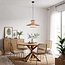 Zenith pendant light in Japandi style with natural shade