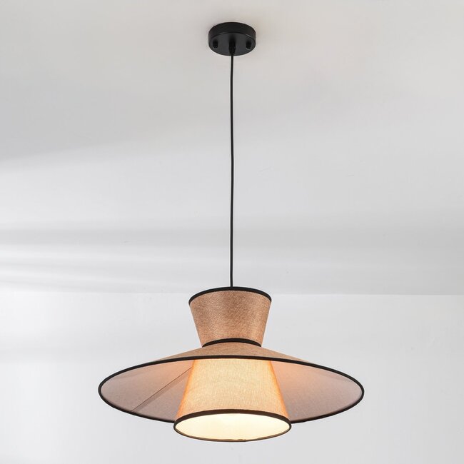 pendant light Zenith - Japandi with natural shade