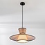Zenith pendant light in Japandi style with natural shade