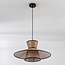 Zenith pendant light in Japandi style with natural shade
