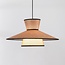 Zenith pendant light in Japandi style with natural shade