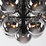 Decora Ceiling Light with Smoked Glass Spheres - 12-light
