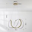 Lunara pendant lamp design with integrated 3-step dimmable LEDs - Gold