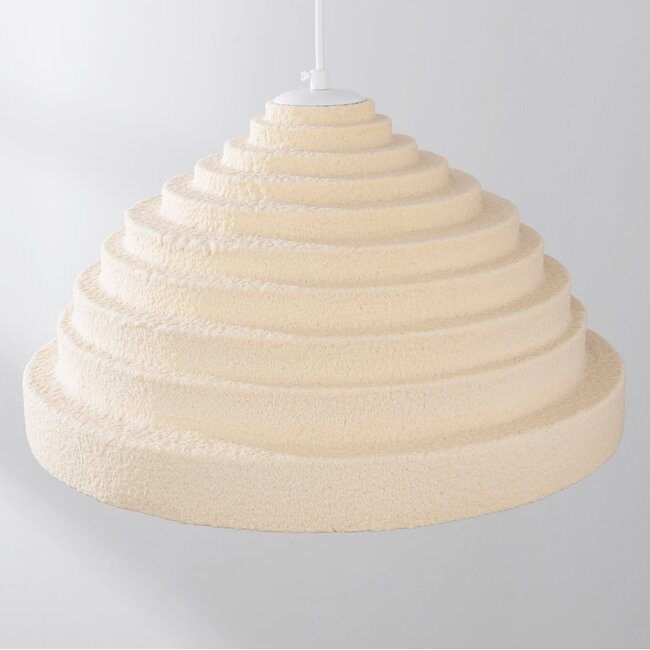 pendant light Amai - sandy beige stone effect