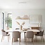 Jumo 2-light pendant light - beige terrazzo stone effect