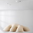 Tsuyu 7-light pendant light - sandy beige stone effect