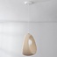 pendant light Shio - sandy beige stone effect