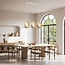 Contemporary Wabi-Sabi Akao pendant lamp with 3 light points, including light bulbs - sand beige