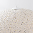 Wabi-Sabi Urban Stone pendant lamp with terrazzo beige stone effect - 50 x 34 cm