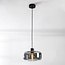 Contemporary Shade pendant lamp with a modern twist - smoked glass