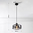 pendant light Shade - black with smoked glass