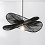 Modern boho-chic pendant lamp Janah - Black