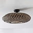 Boho chic ceiling light Marui in handwoven bamboo