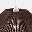 pendant light Mizu in terylene - dark brown