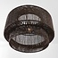 Japandi Sumi pendant light in dark brown
