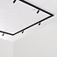 Modern 1-phase track lighting system, 3 metres, with narrow G9 Rayn spotlights