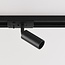 Single-phase track lighting system Rayn, 1.5 metres with narrow G9 track spotlights