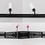 1-phase track system set of 1.5 metres with Vexa spotlights, black