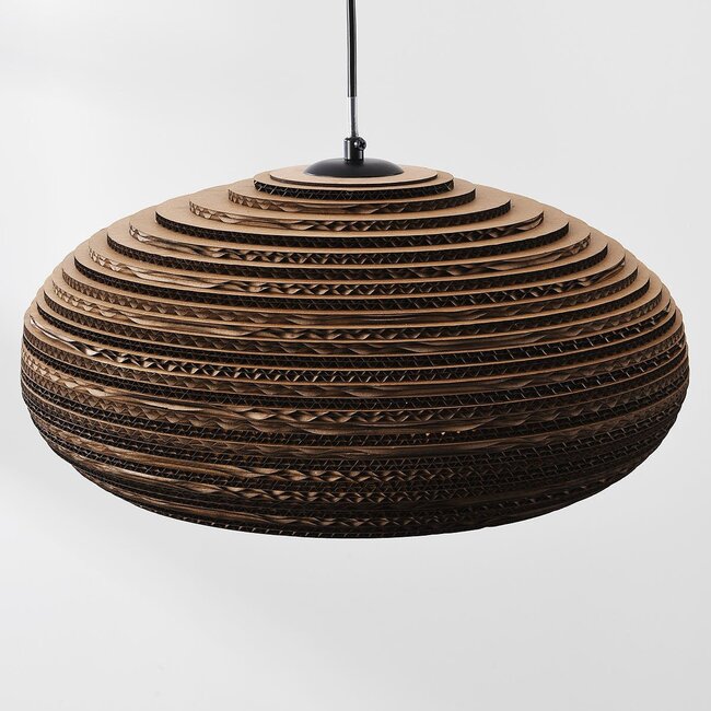 1-light cardboard pendant lamp - Haze